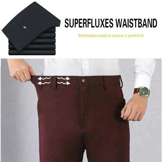 High Stretch Men's Classic Pant For Men (LIGHT GREY)