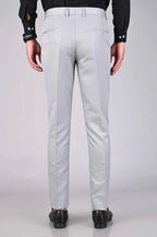 High Stretch Men's Classic Pant For Men (LIGHT GREY)
